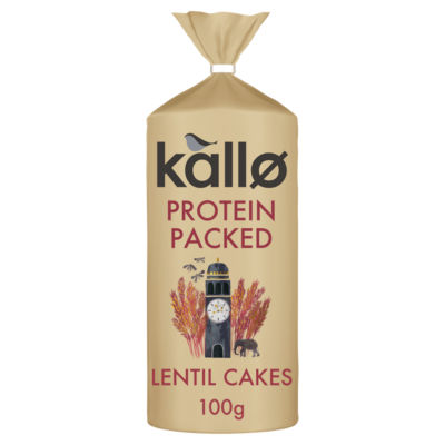 Kallo Protein Packed Lentil Cakes 100G