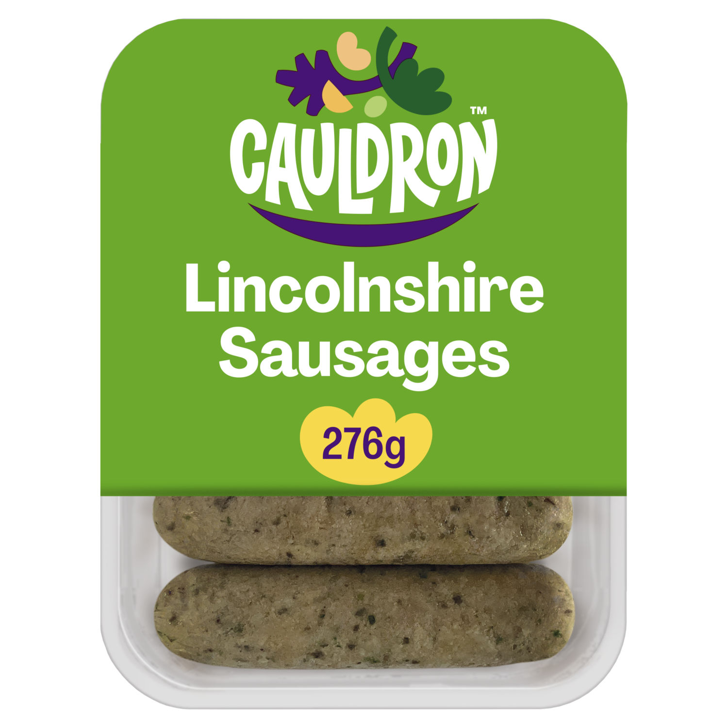 Cauldron Lincolnshire Sausages Veggie Herb 276g