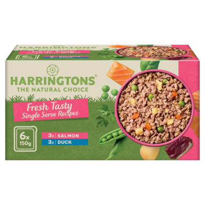 Harringtons Fresh Tasty Single Serve Recipes with Veg Adult Grain Free 6 x 150g