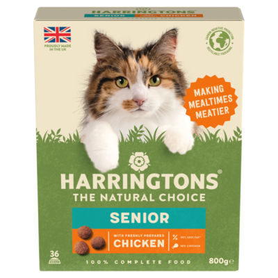 Harringtons Senior Dry Cat Food Chicken 800g