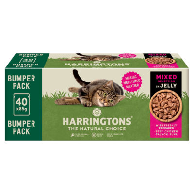 Harringtons Cat Food Mixed Selection in Jelly 40 x 85g