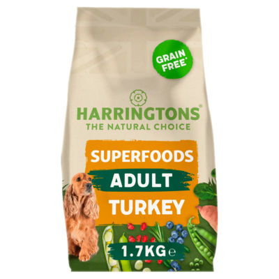 Harringtons Superfoods Adult Dog Food - Turkey With Vegetables 1.7kg