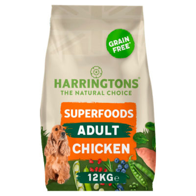 Harringtons Superfoods Dry Adult Dog Food Chicken & Veg 12kg
