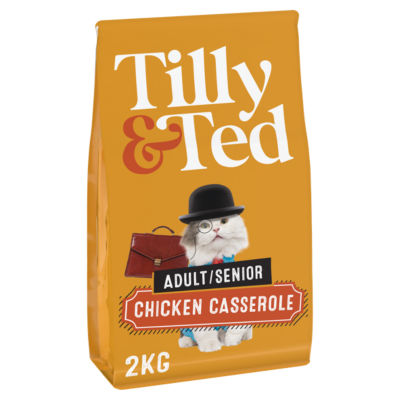 Tilly & Ted Adult Dry Cat food Chicken Casserole 2kg