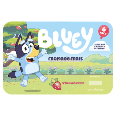 Bluey strawberry fromage frais