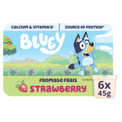 Bluey Strawberry Fromage Frais 6x45g