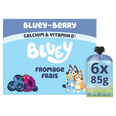 Bluey -Berry Fromage Frais 6 x 85g (510g)