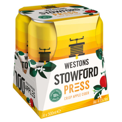 Stowford Press Crisp Apple Cider 4 X 440Ml