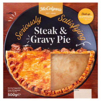 McCOLGANS McColgan's Steak & Gravy Pie 500g