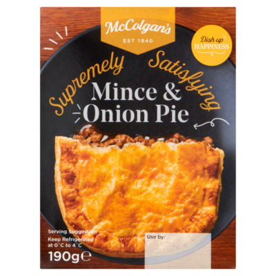 McCOLGANS McColgan's Mince & Onion Pie 190g