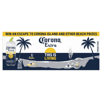 Corona Extra Premium Lager Beer Cans 10x440ml