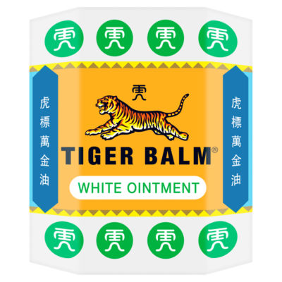Tiger Balm White Ointment (30g), Effective Herbal Pain Relief, for Muscle Aches & Tension Headaches in Adults