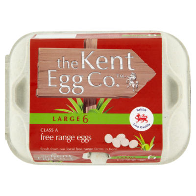 Kent Egg Co . Large Free Range Eggs