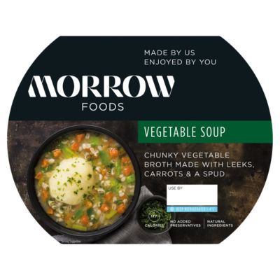 MORROW FOODS Vegetable Broth & Spud Soup 450 G