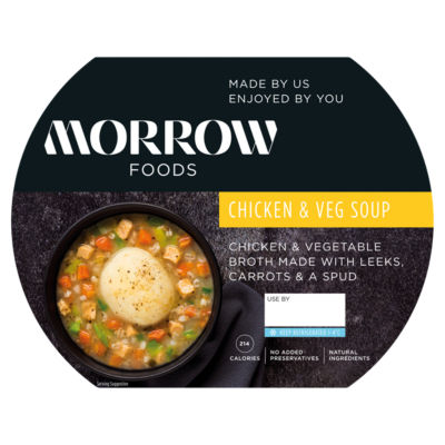 MORROW FOODS Chicken Broth & Spud Soup 450G