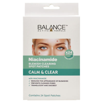 BALANCE ACTIVE Niacinamide Spot Patches 24 Pack