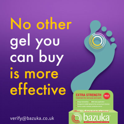 Bazuka Extra Strength Treatment Gel for Verrucas, Warts 6g