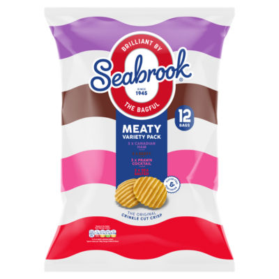 Seabrook Meaty Variety Pack 12 x 25g