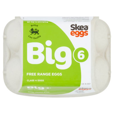 SKEA Big Free Range Eggs 6 Pack