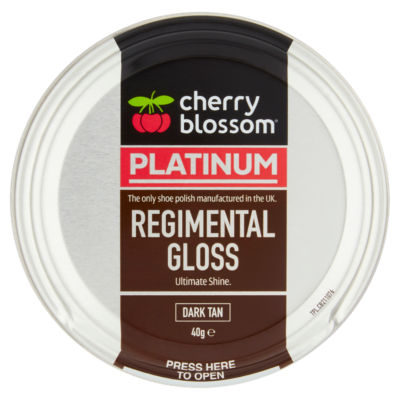 Cherry Blossom Regimental Gloss Dark Tan Polish 40G