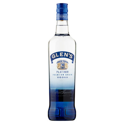Glens Platinum Premium Grain Vodka 70cl