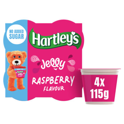 Hartley's Raspberry Flavour Jelly 460G (4 X 115G)