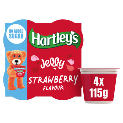Hartley's Strawberry Flavour Jelly 460G (4 X 115G)