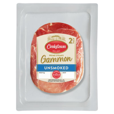 Cookstown Prime Gammon Steaks 2S 400G