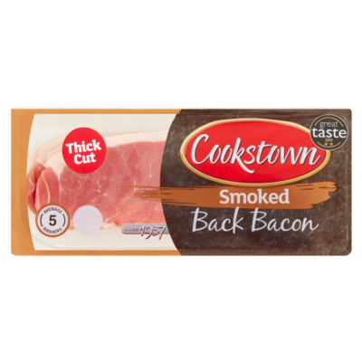 Cookstown Smoked Thick Cut Back Bacon 250G