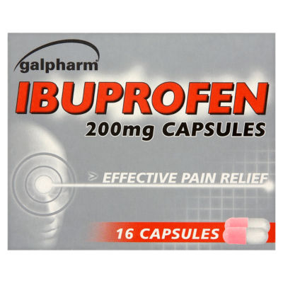Ibuprofen 200mg Capsules 16 Capsules