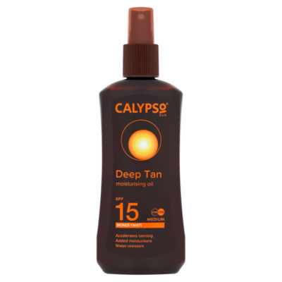 Calypso Sun Deep Tan Moisturising Oil SPF 15 200ml