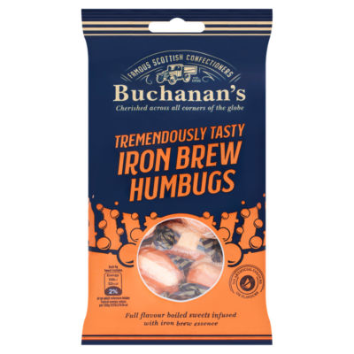 Buchanans Tremendously Tasty Iron Brew Humbugs 140g