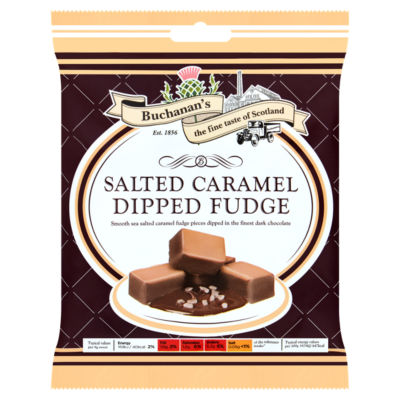 Buchanans Salted Caramel Dipped Fudge