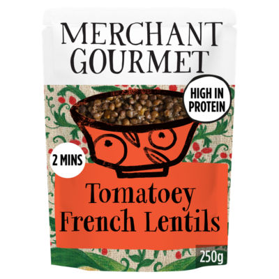 Merchant Gourmet Tomatoey Puy & Green Lentils 250G