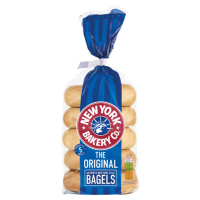 New York Bakery Co Co The Original Bagels 5 Pack