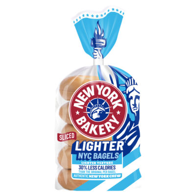 New York Bakery Co Lighter Bagels