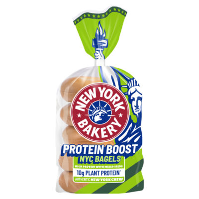 New York Bakery Co Protein Boost Bagels