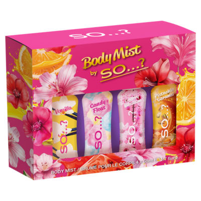 So ? So...? Body Mist 4 x 50ml