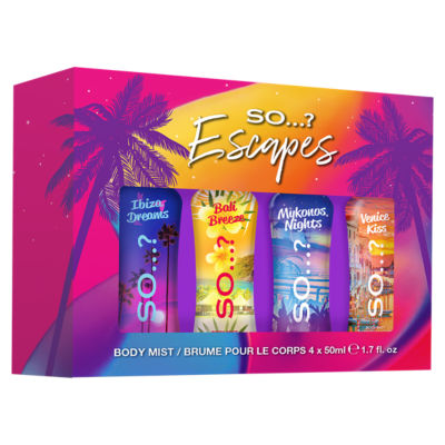 So ? So…? Summer Escapes Mini Mist Set 4 x 50ml