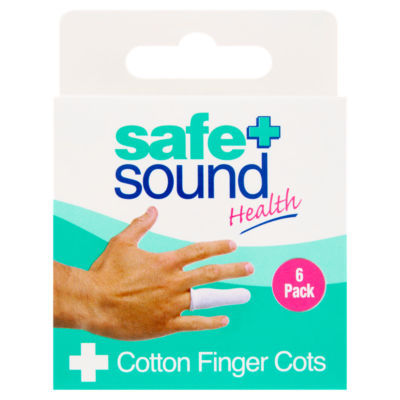 Safe + Sound Cotton Finger Cots X 6