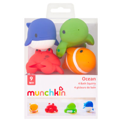 Munchkin 4 Ocean Bath Squirts 9M+