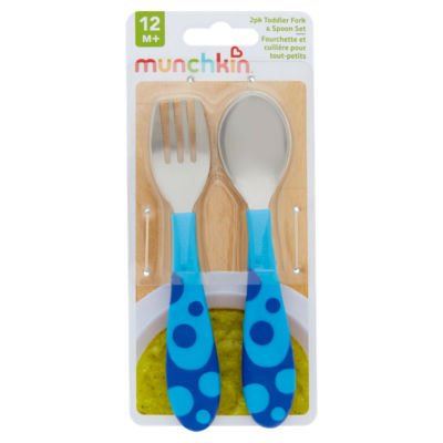 Munchkin Toddler Fork & Spoon Set
