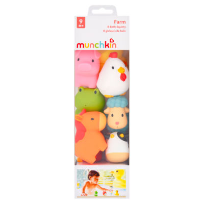 Munchkin Farm 8 Bath Squirts 9 M+