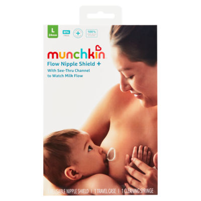 Munchkin L 24mm Flow Nipple Shield +