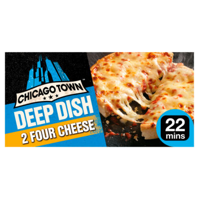 Chicago Town 2 Deep Dish Four Cheese Pizzas