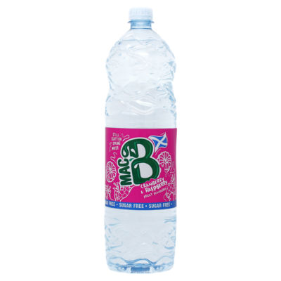 Mac B Still Scottish Spring Water Cranberry & Raspberry Fruit Flavoured 1.5L