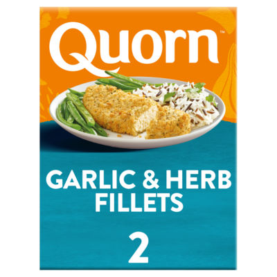 Quorn 2 Garlic & Herb Fillets 200G