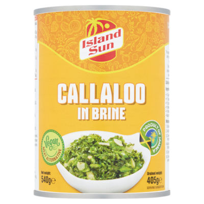 Island Sun Callaloo in Brine 540g