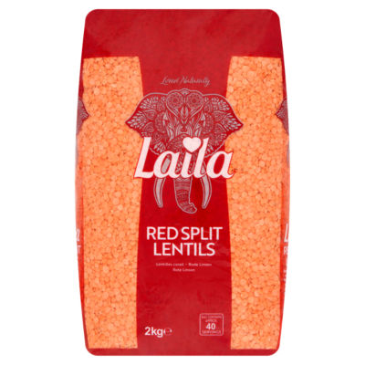Laila Red Split Lentils 2kg