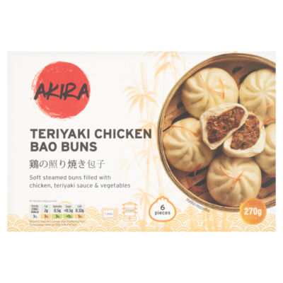 Teriyaki Chicken Bao Buns 270g